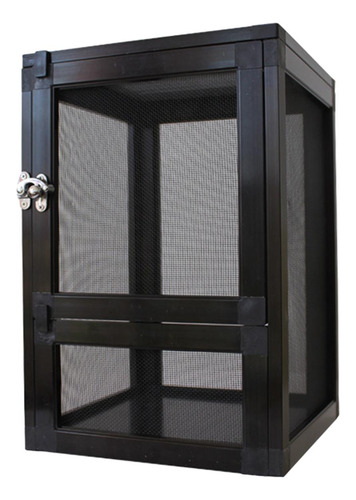 Caja De Cría De Hábitat De Reptiles, Animal Negro