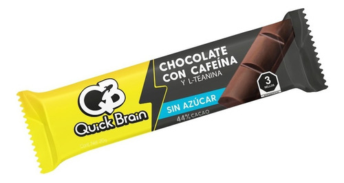 Chocolate Con Cafeína Sin Azúcar, Quickbrain