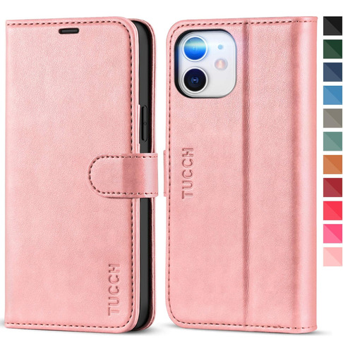 Funda Para iPhone 12 Pro, Rosa/billetera/cuero/soporte