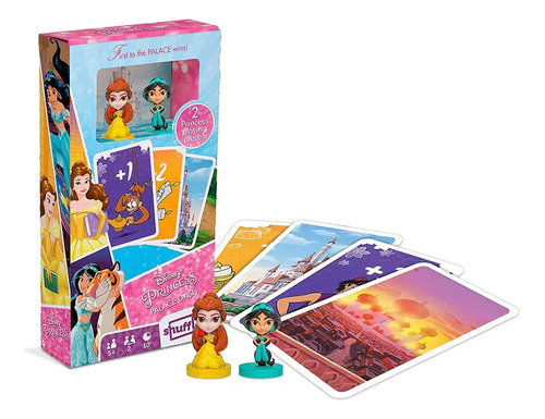 Juego De Cartas Carrera Hasta El Palacio Bella Y Jasmine