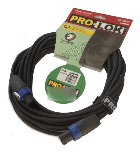 Cable Prolok Pcs5012nnk Cabina Speakon / Speakon 15m