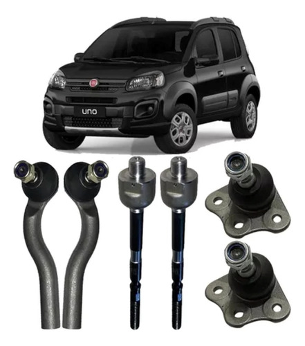 Kit Pivo Terminal Axial Uno Way Vivace 2011 Em Diante