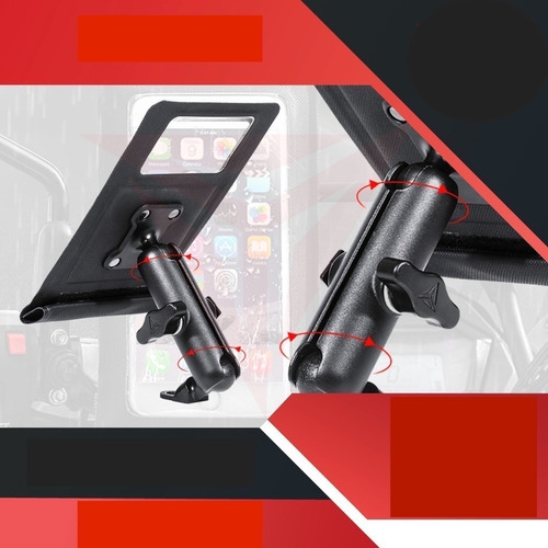 Imagen 10 de 10 de Soporte Portacelular Impermeable Motocicleta Base Celular