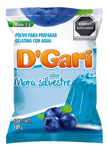 3 Sobres De Gelatina Dgari® 100% Original Con Colágeno 001