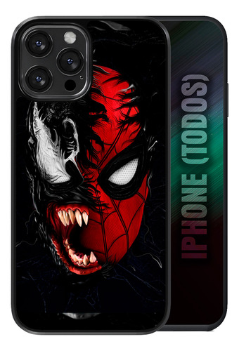 Funda + Dos Micas Para Iphone (todos) De Veenom Araña Iphone 12/12 Pro