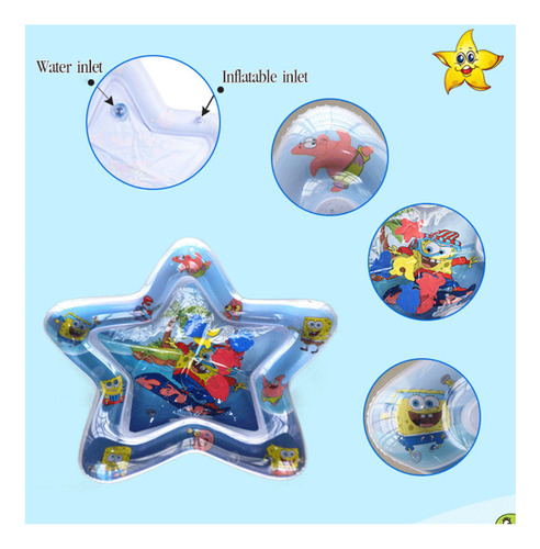 Alfombrilla De Agua Inflable Water Gun Variety Atrae La Fuer