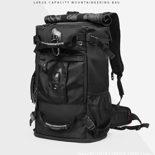 Mochila De Senderismo Con Mochila De Montañismo En El