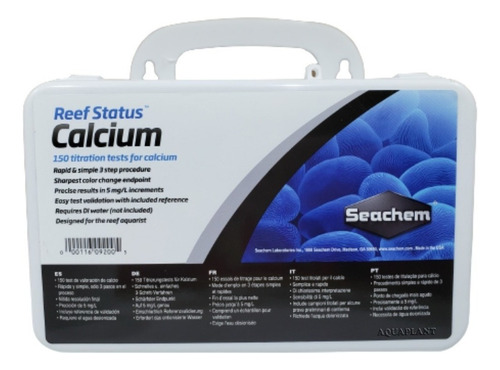 Teste De Calcio Seachem 150 Testes - Para Aquário Marinho