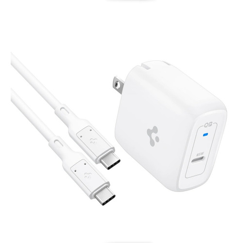 Cargador Pared Spigen Arcstation 45w Carga Rapida Usb C Blanco