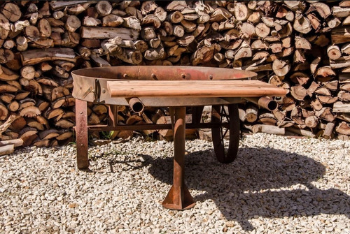 Fuegosjl Asador De Pie Ragnar 1 Mt De Diámetro