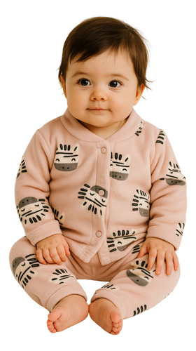 Conjunto Bebe Mimos Rayados - Tienda De Mimos Rosa Claro 3-6 M