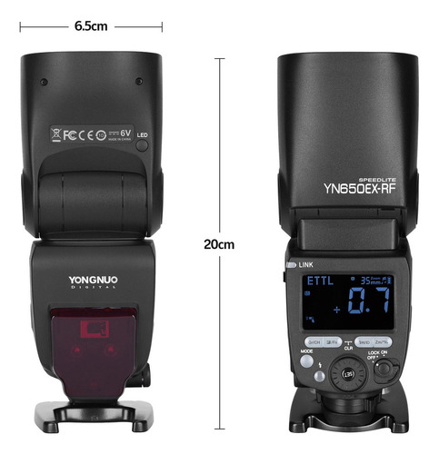 Yongnuo Yn650ex-rf Flash Para Cámara Speedlite Ettl Speedlig