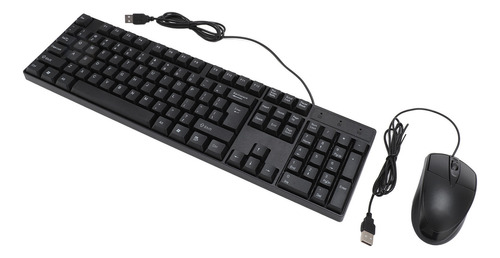 Juego Ergonómico De Teclado Y Ratón Usb Con Cable De 104 Tec