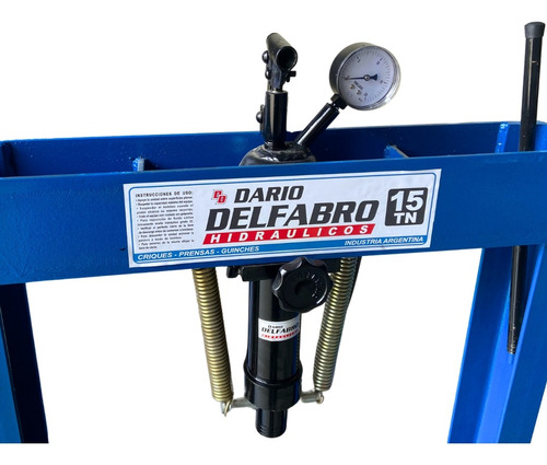 Prensa Hidráulica Manual 15 Tn Pesada Expo - Delfabro Srl