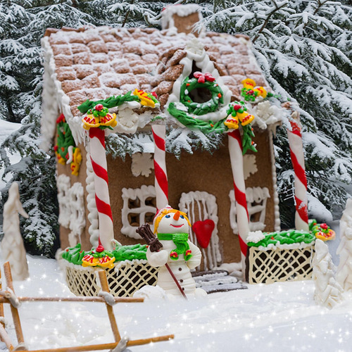 Manta De Nieve Falsa 80 X 240 Cm Decoración Navidad