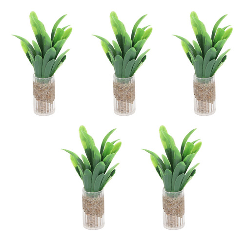 Planta De Casa De Muñecas En Miniatura, Modelo En Maceta Art