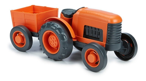 Tractor Naranja Vehículo De Juguete Por Green Toys
