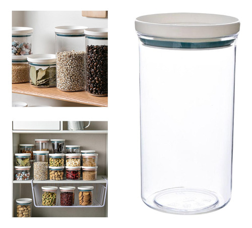 Tarro De Almacenamiento Para Almacenamiento Con Azul 500ml