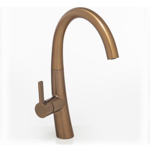 Grifería cocina canilla monocomando Mozart modelo Milan Linea Milan color bronce 9017