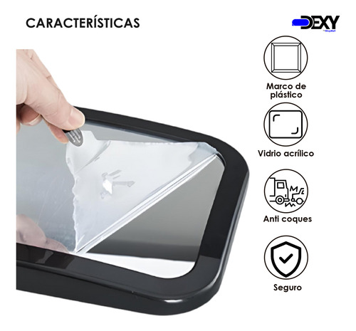 Espejo Retrovisor Para Bebé Gran Angular 360° Espejo Coche