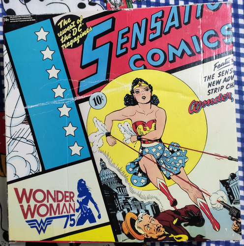 Boneca Mulher Maravilha 75 Anos - Jato Invisível - Sdcc 2016 (Usado)