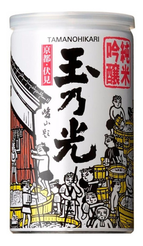 Sake Tamanohikari Can (vino De Arroz) 180ml 