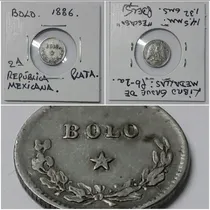 Comprar Bolo  Antiguo De Colección 1886. República Mexicana.