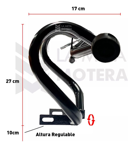 Slider Reforzado Motocicleta Vento Xpress 150 Grafito 150