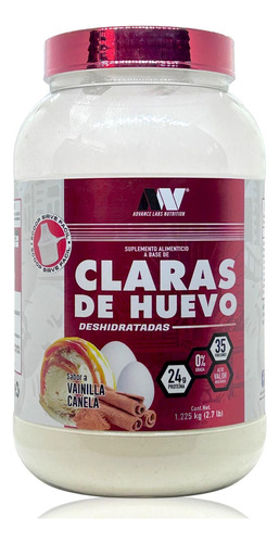 Claras De Huevo Vainilla Canela 35 Serv Advanced Nutrition