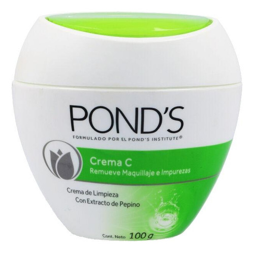 Crema Pond's C Limpieza Con Pepino 100 G