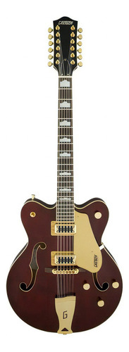 Guitarra electromagnética de cuerdas Gretsch G5422g-12 de cuerpo hueco