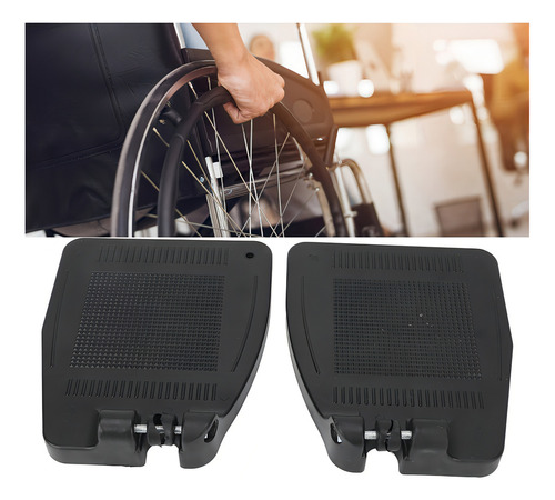 Par De Reposapiés Para Silla De Ruedas De 19 X 16 Cm Abdomi Color Fix