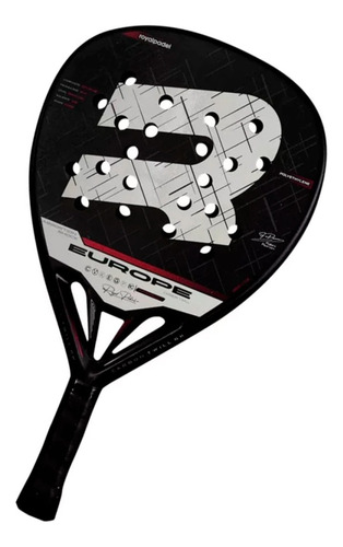 Paleta Royal Padel Europe Blend Carbon Twill Fabri Peiron Negro/beige