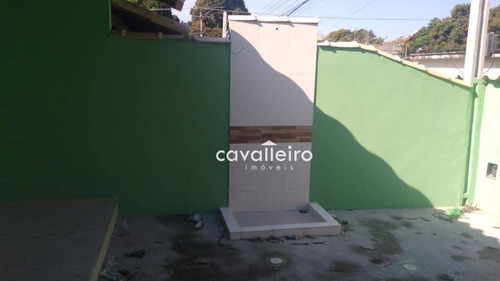 Casa Com 2 Dormitórios À Venda, 56 M² Por R$ 210.000,00 - Bambuí - Maricá/rj - Ca4122