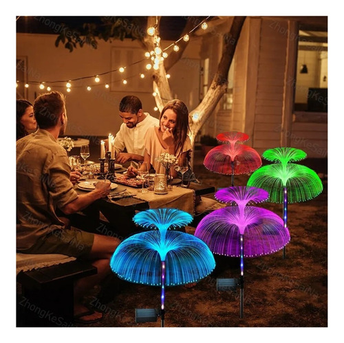 2 Piezas De Luces Decorativas Navideñas Con Medusas De Doble