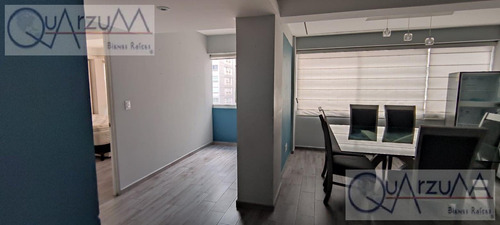 Vive Con Estilo. Departamento Semiamueblado En Renta-ideal Para Profesionistas Y Parejas