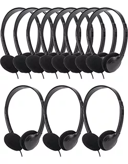 Qwerdf Bulk Headphones Classroom 12 Paquetes De Auriculares