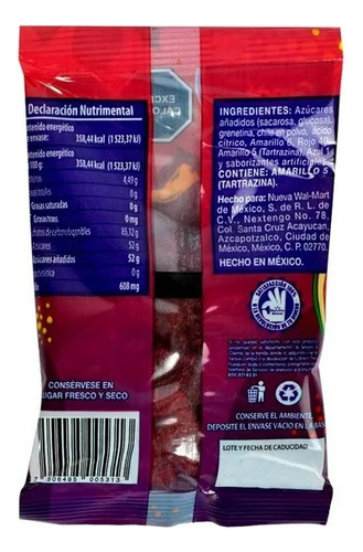 Gomitas Great Value Sandía Chile 100 G