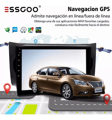 Estéreo Android 14 Hifi 4+128gb Carplay Nissan Sentra 2013-2019
