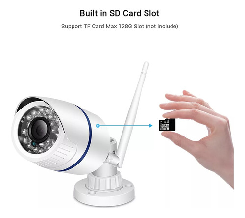 Videovigilancia Wifi Impermeable De 5 Mp Onvif 2.0 Xmeye