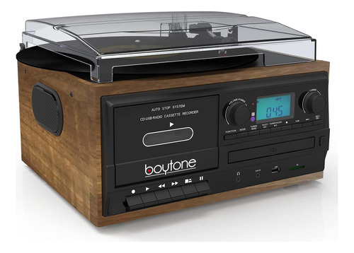 Bottone Bt-32w, Tocadiscos Bluetooth Platillo De Discos, De