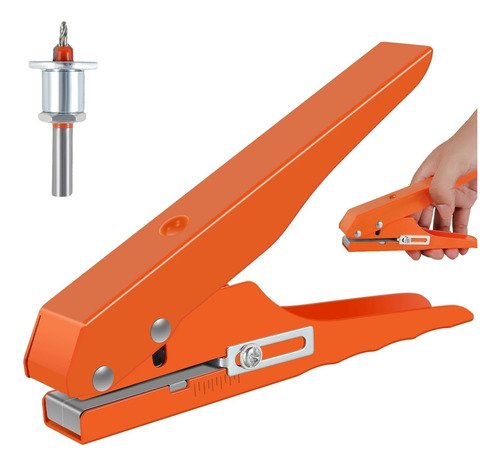 Alicate De Borda De Furo Único Portátil Com Escala 8 Mm A