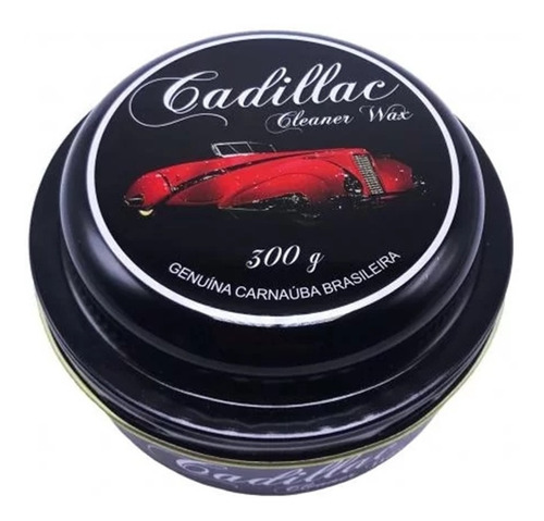 Cera De Carnaúba Cleaner Wax Cadillac Gold 300g Alto Brilho