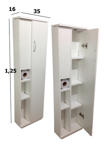 Imagen 1 de 1 de Mueble De Baño Ultradelgado Con Dispenser De Papel Ver Video