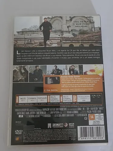 Dvd Busca Implacável - Trilogia 100% Originais | Frete grátis