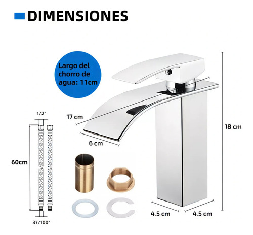 Mezcladora Llave Para Fregadero Lavabo Baño