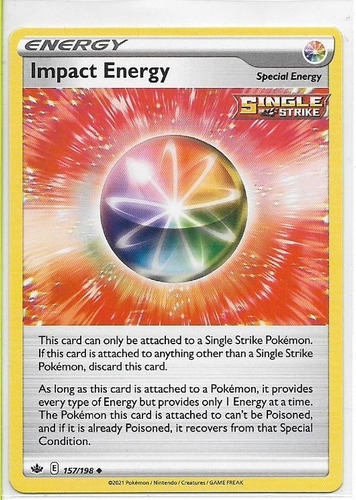 Pokémon Energía Impacto 157/198 Uncommon.