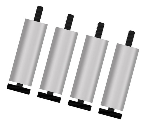 Mz 4 Patas De Aleación De Aluminio Plata 12cm Diámetro 2,8