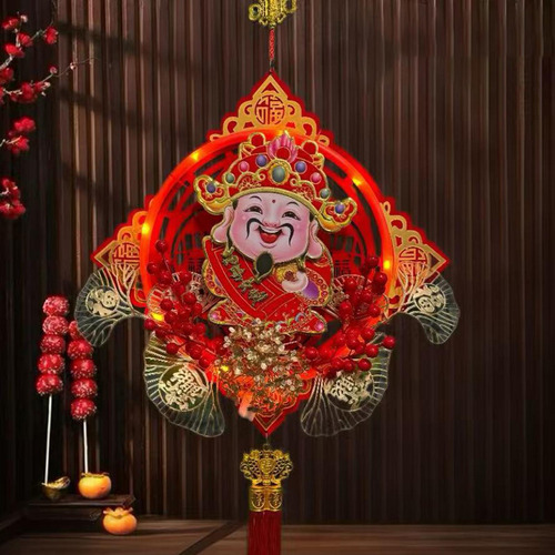 Decoración Colgante De Año Nuevo Chino, Dios De La Con Luz