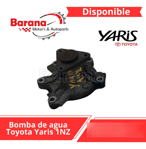 Bomba De Agua Toyota Yaris 1nz